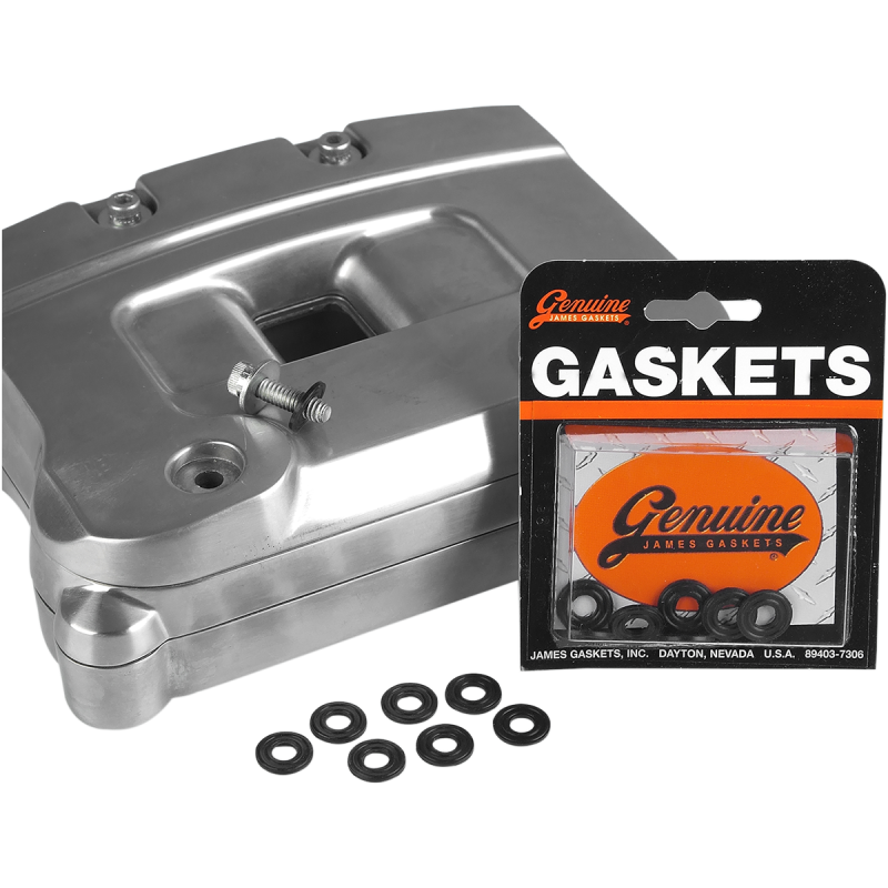 JAMES GASKET ROCKER CVR WAHSER SET OF 8 RUBBER (KIT) JGI-6114-R