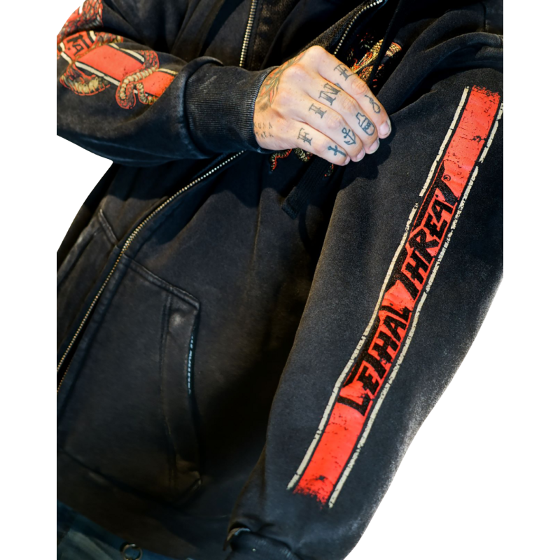 LETHAL THREAT HOODY VENOM VELOC BK 3XL HD84075XXXL