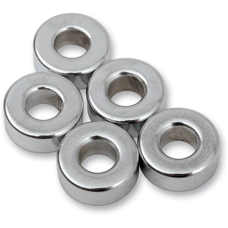 DRAG SPECIALTIES 1/4" X 1/4" SPACERS, POLY BAG (5) MPB502