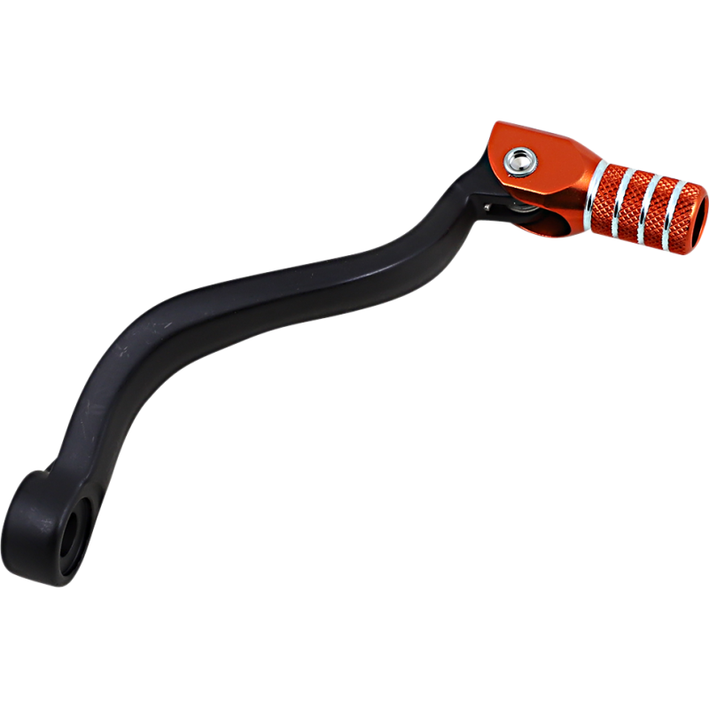 SCAR SHIFT LEVER KTM 2STR 01-15 SX250 01-16 BLK W/ORANGE TIP TMV 172671BO
