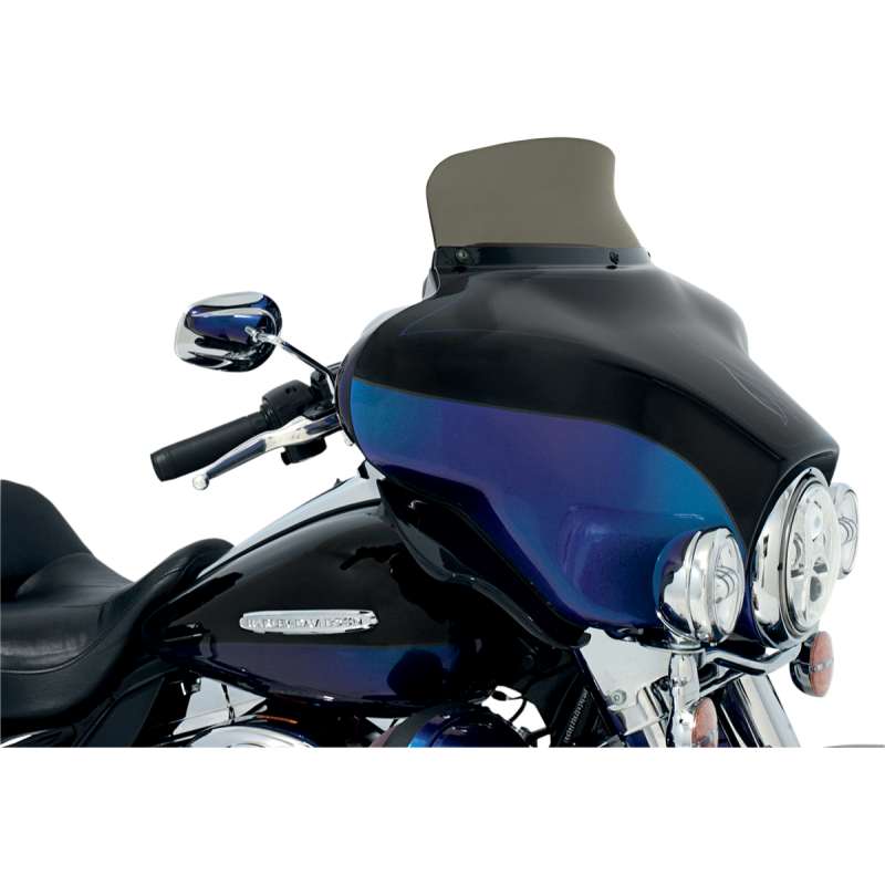 MEMPHIS SHADES HD 5" FLH SPOILER WINDSHIELD SMOKE MEP8571