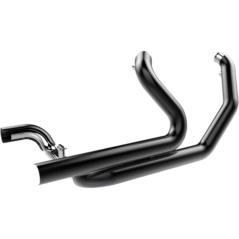 KHROME WERKS 2:2 HEADER 2.5" HEAT SHIELDS CROSSOVER HEADERS - BLACK 200860