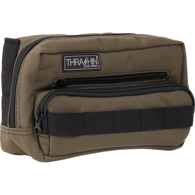 THRASHIN SUPPLY CO. BAG HANDLEBAR TSC PLUS GREEN THB-0010
