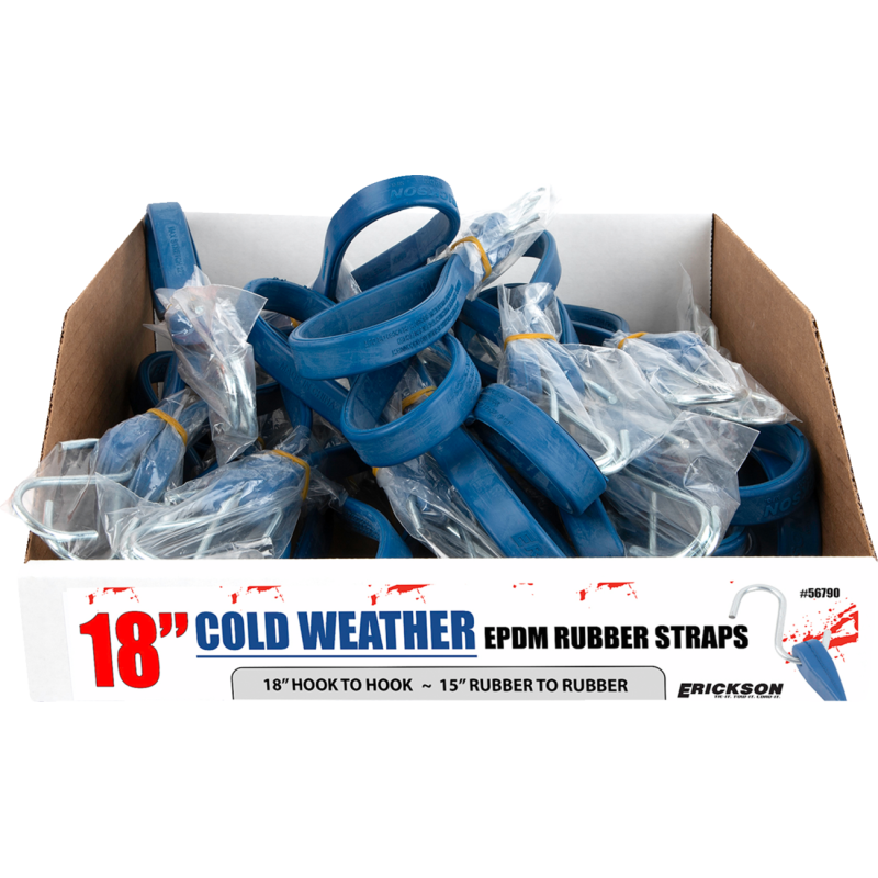 ERICKSON 18" COLD WEATHER RUBBER TARP STRAP 56790