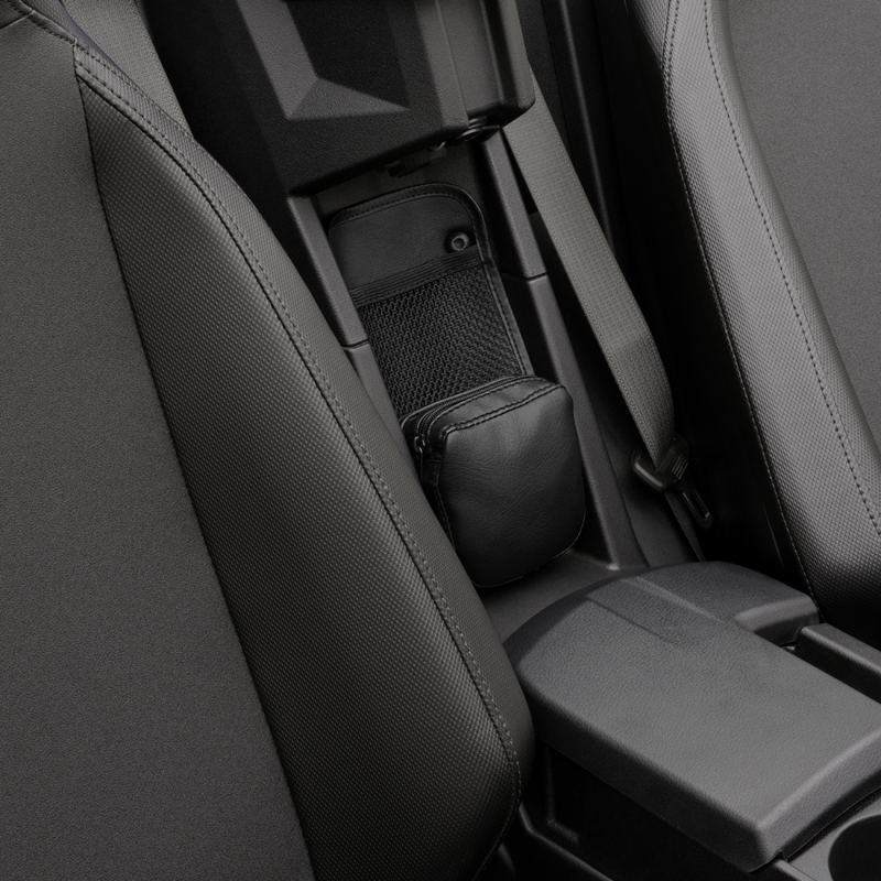 SHOW CHROME REAR CONSOLE ORGANIZER BK STITCH H44-3BK