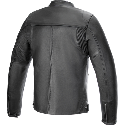 ALPINESTARS (ROAD) BLACKTRACK LTHR JKT BLK 2X 3103824-1100-2X