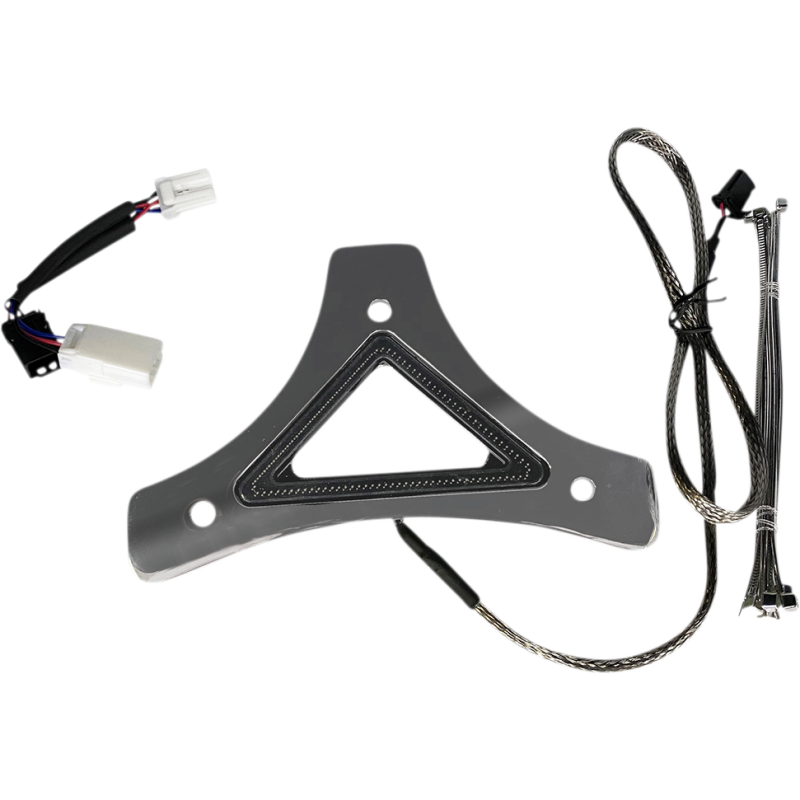 CUSTOM DYNAMICS LIGHT LED BKRST RNBRK CHR CD-BR-BCMXL-C