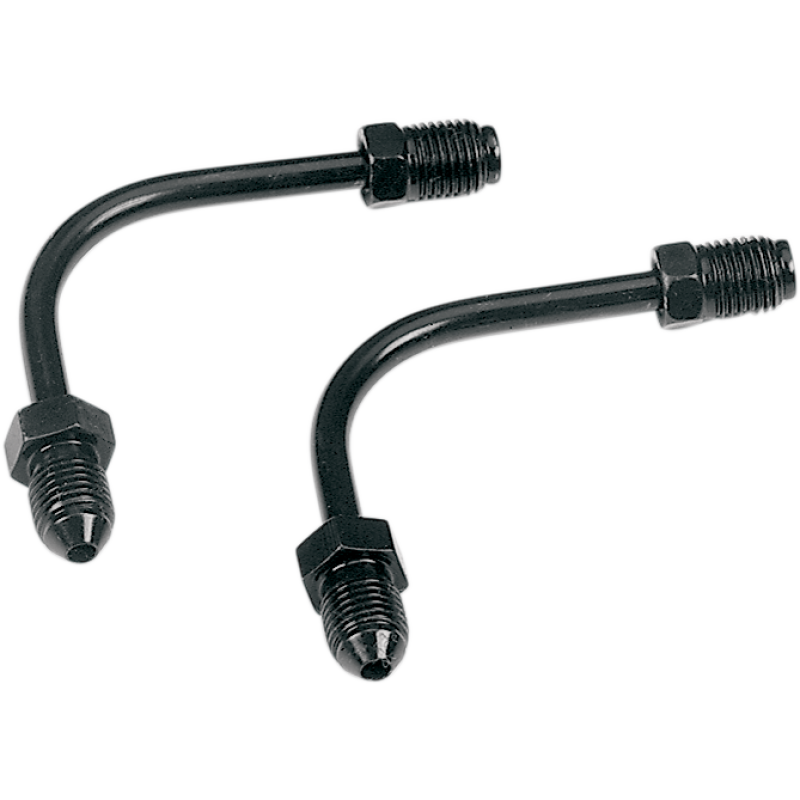 GOODRIDGE LONG 90 DEG. TUBE ADAPTER BLACK P691-03BK