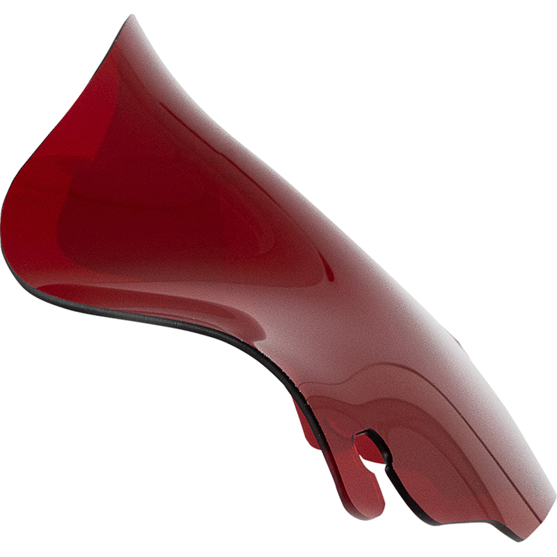 KLOCK WERKS WINDSHIELD FLARE FLH 6.5" RED KWW-01-0697
