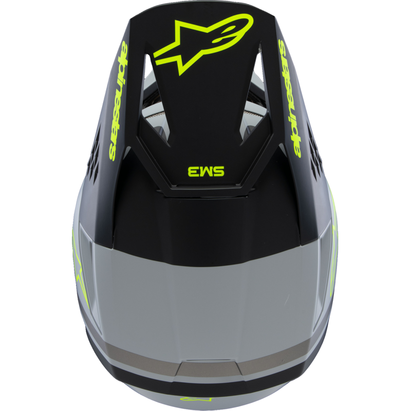 ALPINESTARS HELMET SM3 YTH RADIUM G/B/Y M ECE06 8301925-9510-YM