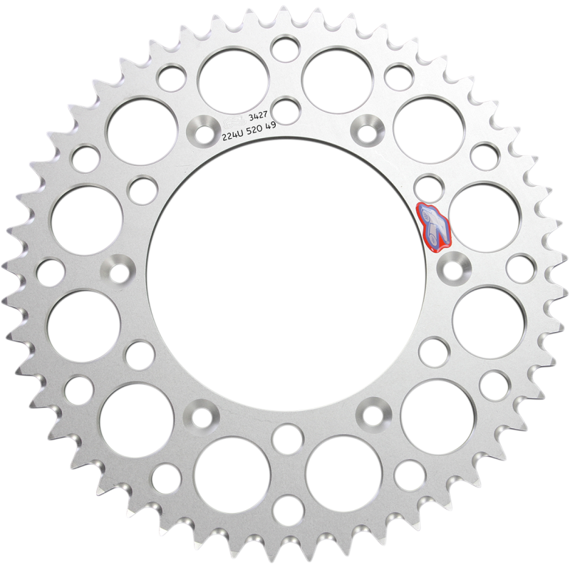 RENTHAL RENTHAL SPROCKET 224U-520-49GP SILVER 224U-520-49GPSI
