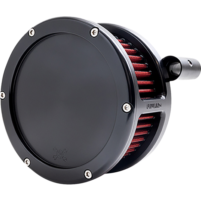 FEULING OIL PUMP CORP. AIR CLEANER BA SOLID COVER BLACK/RED 93-99 EVO BT 5463