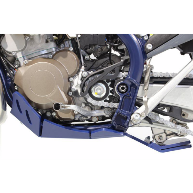 AXP RACING XTR SKIDPLATE 8MM HUS TE250-300 BLUE AX1571