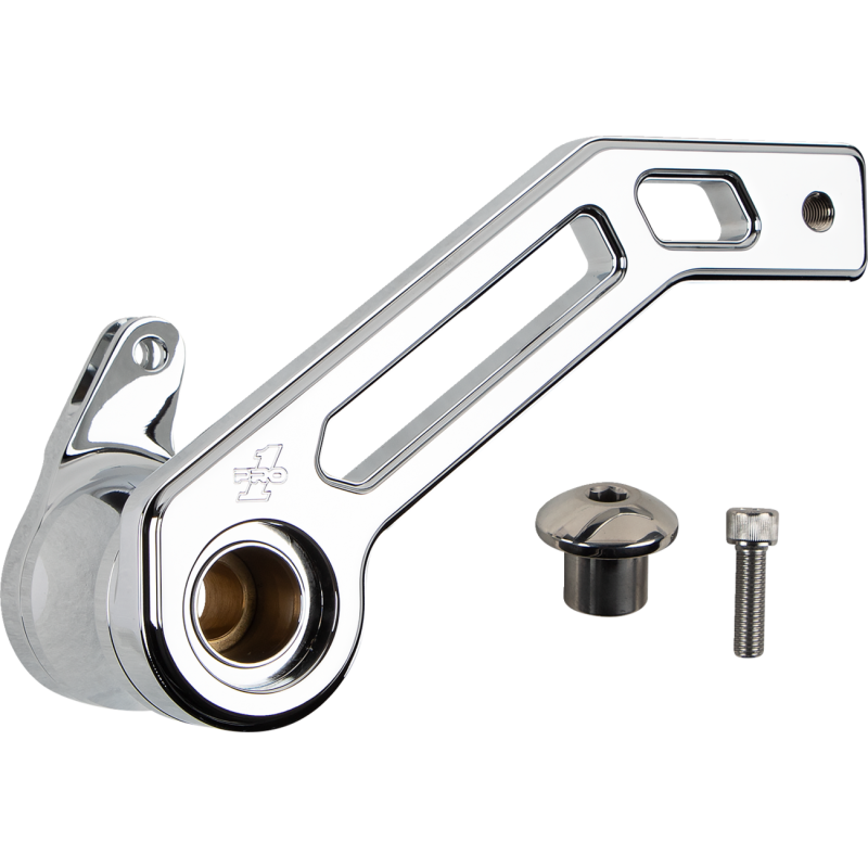 PRO-ONE PERF.MFG. TOURING BRAKE ARM, CHROME , 08-13 FLHT 500772