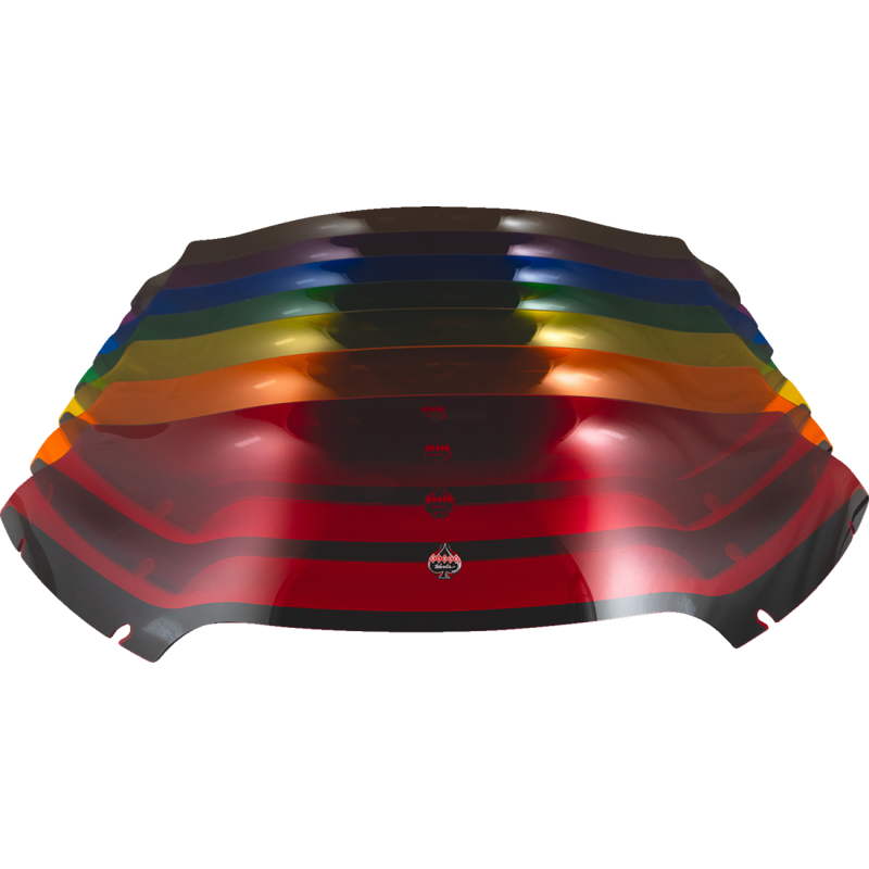 KLOCK WERKS WINDSHIELD FLARE FLTR 6" SPORT ORANGE KWW-01-0661