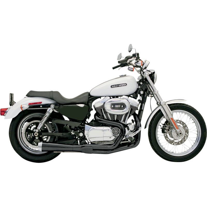 BASSANI XHAUST 86-03 XL ROAD RAGE 2:1 FS SHORT W/HS BLK 14222J