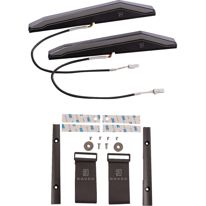 RAVEK LIGHTS WHITE RUNNING RAVEK APEX KAW MULE 67-101S