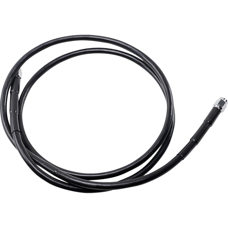 DRAG SPECIALTIES BLACK S/S BRAKE LINE 56" 856-BLK