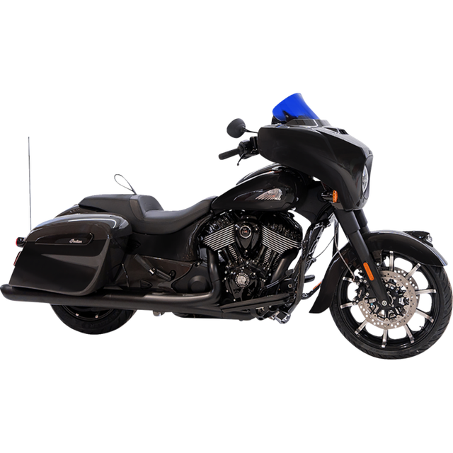 KLOCK WERKS CHIEFTAIN - 14-24 - FLR WINDSHIELD - 10" BLUE KWW-04-0640