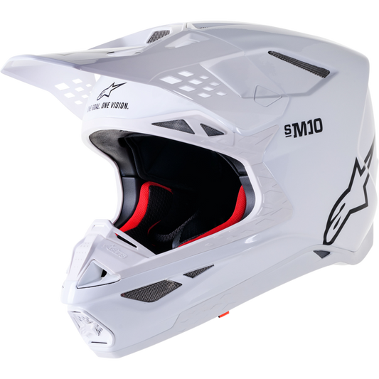 ALPINESTARS HELMET SM10 SOLID WHT M 8300123-2180-M