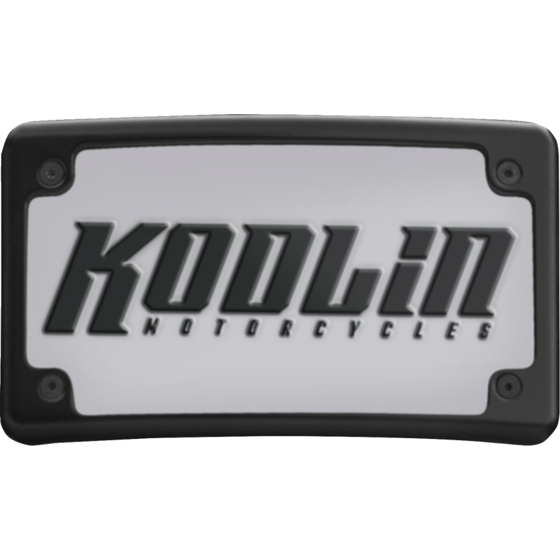 KODLIN TOURING LICENSE PLATE KIT BLACK KUS20100