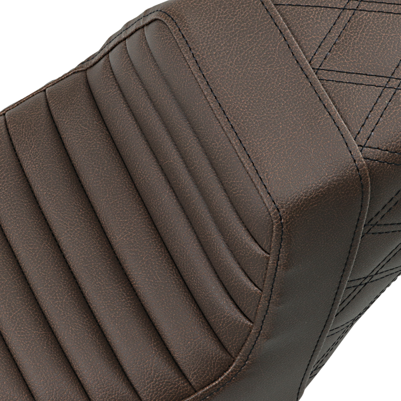 SADDLEMEN SEAT STEPUP TR & LS BRWN 807-11-176BR