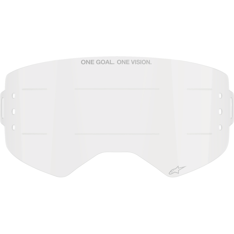 ALPINESTARS GOGGLES ROLL OFF FILM SUPERTECH CLEAR 9100625-016