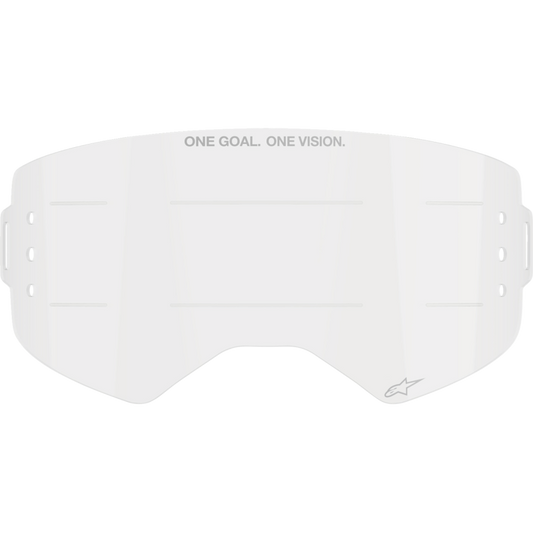 ALPINESTARS GOGGLES ROLL OFF FILM SUPERTECH CLEAR 9100625-016