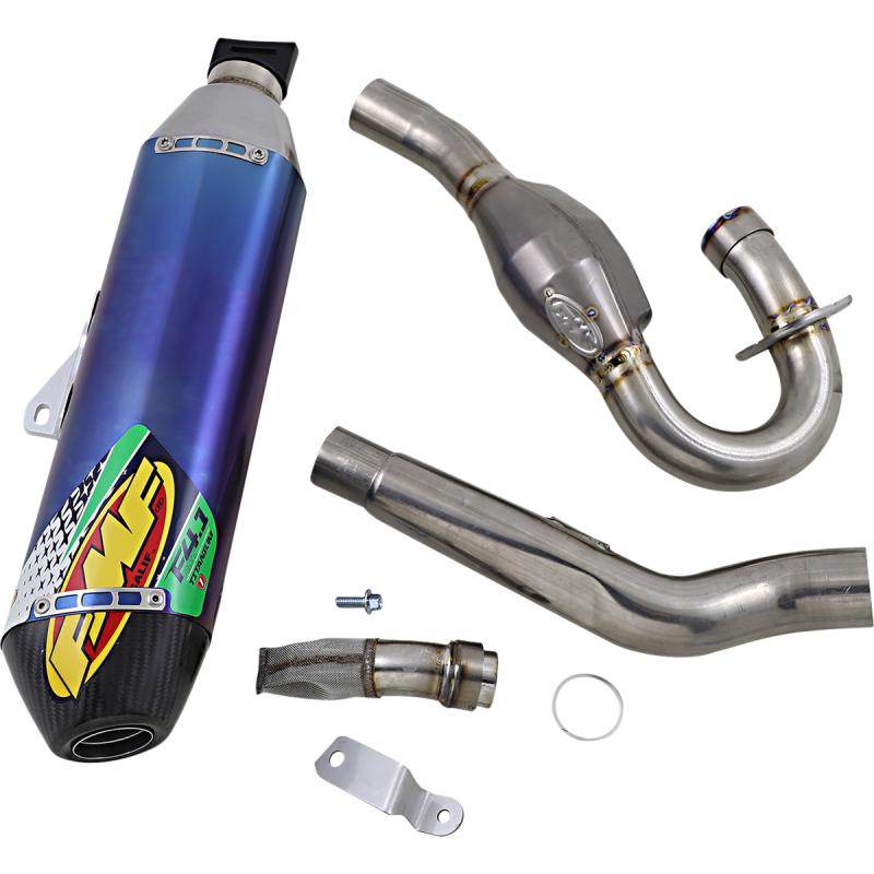 FMF 19-22 KX450F FACT 4.1 RCT FS TI CF END CAP 042373