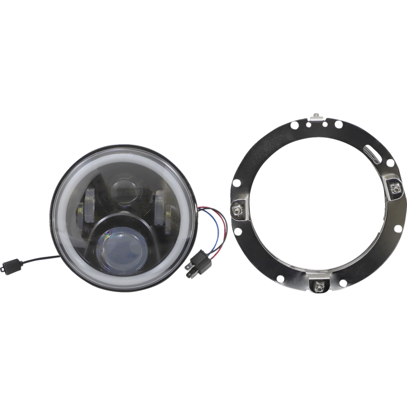 CUSTOM DYNAMICS HEADLAMP 7" PRGLW HALO B PG-7-13-B