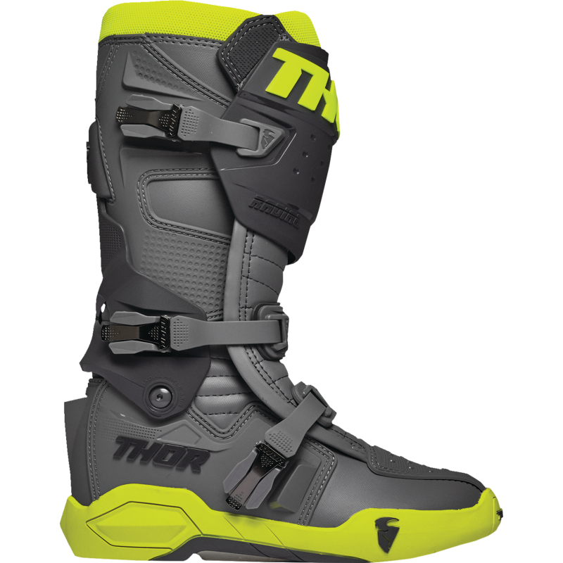 THOR BOOT RADIAL GY/FLO YL 7 3410-2745