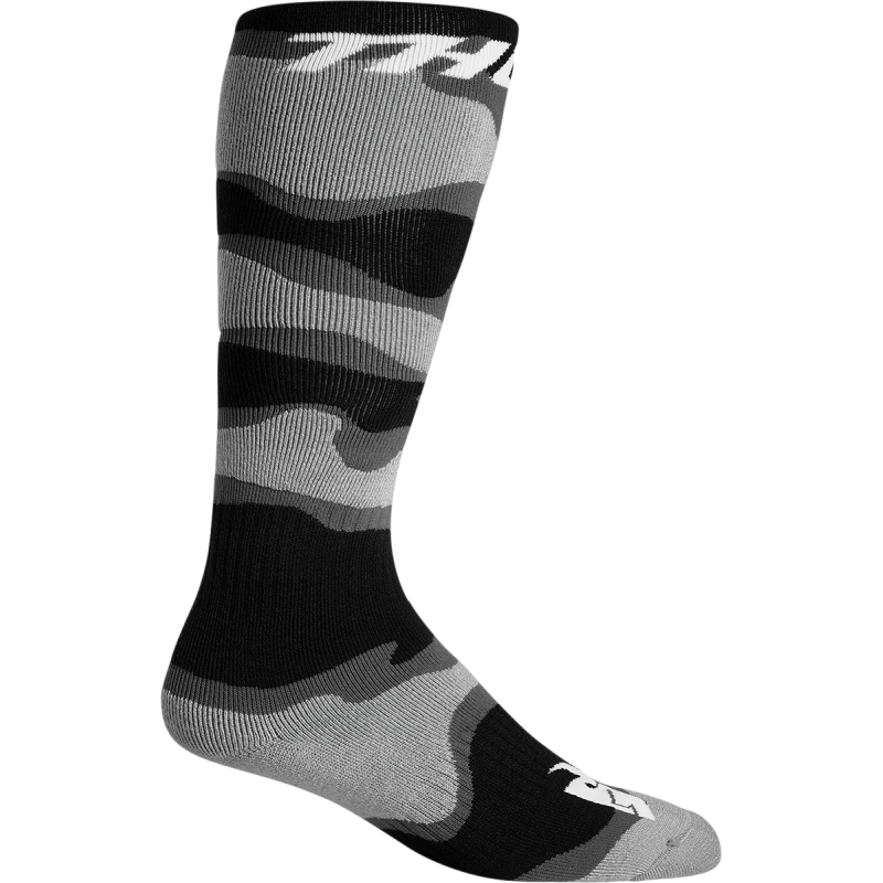 THOR MX SOLID YTH SOCK CAMO GY/WH 1-6 3431-0659