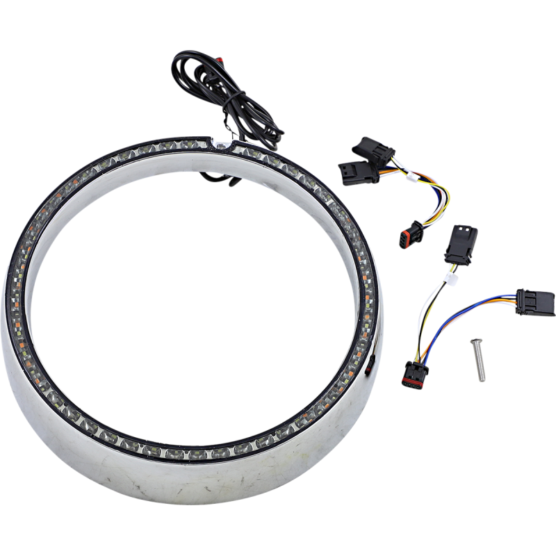 CUSTOM DYNAMICS TRIM RING CHR SEQ TSGNAL PB-7TR-SEQ-1C