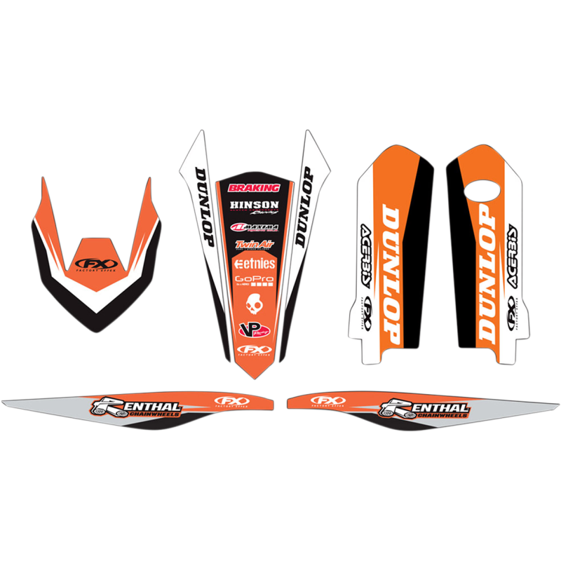 FACTORY EFFEX SX250-450F/SX125-450F STD TRIM KIT (16) 19-50530