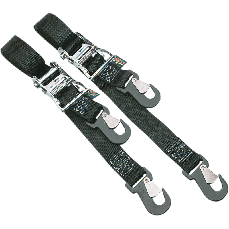 POWERTYE MFG. BIG DADDY 2" TIE DOWNS W/ SNAP HOOKS PR 32570