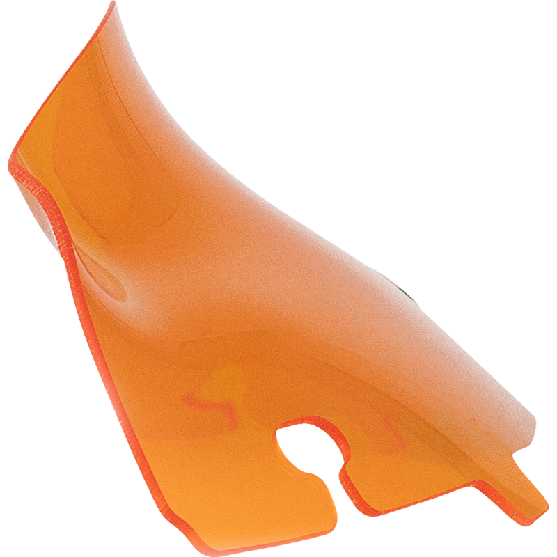 KLOCK WERKS WINDSHIELD FLARE FLH 4" SPORT ORANGE KWW-01-0675