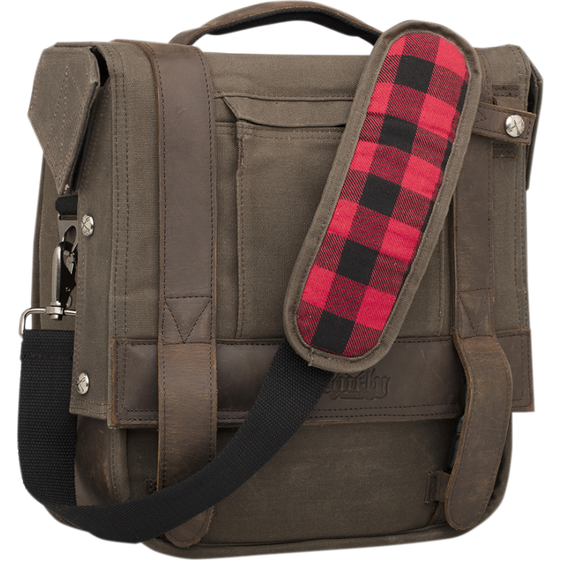 BURLY BRAND DETACHABLE SADDLEBAG - DARK OAK B15-1000D