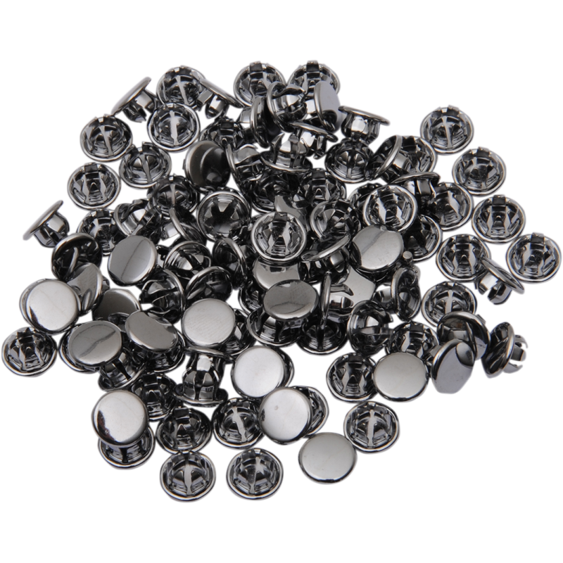 DRAG SPECIALTIES 1/4"ALLEN BOLT HEAD PLUGS(100)CY-CHROME MPB411