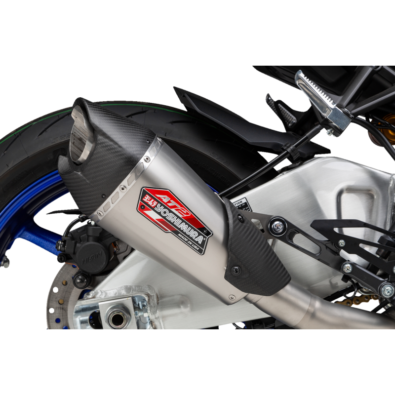 YOSHIMURA 22-24 MT-10 AT2 RACE 3/4 SYSTEM SS/SS/CF WF 13101CP520