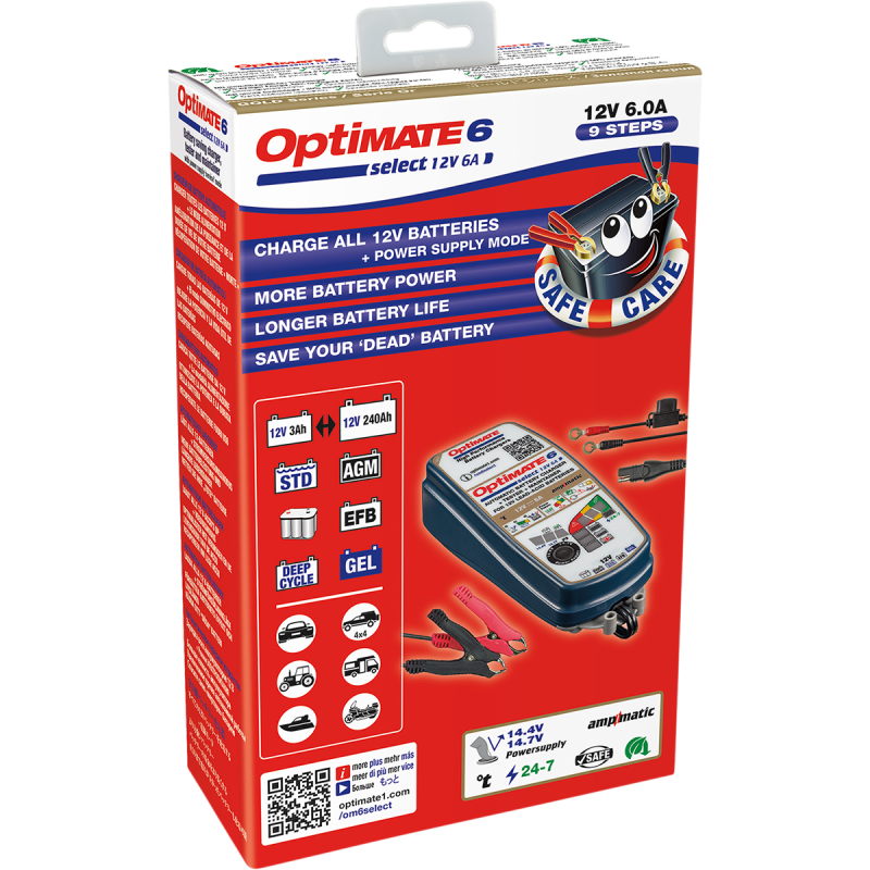 TECMATE OPTIMATE 6 SELECT 12V 6A TM-371