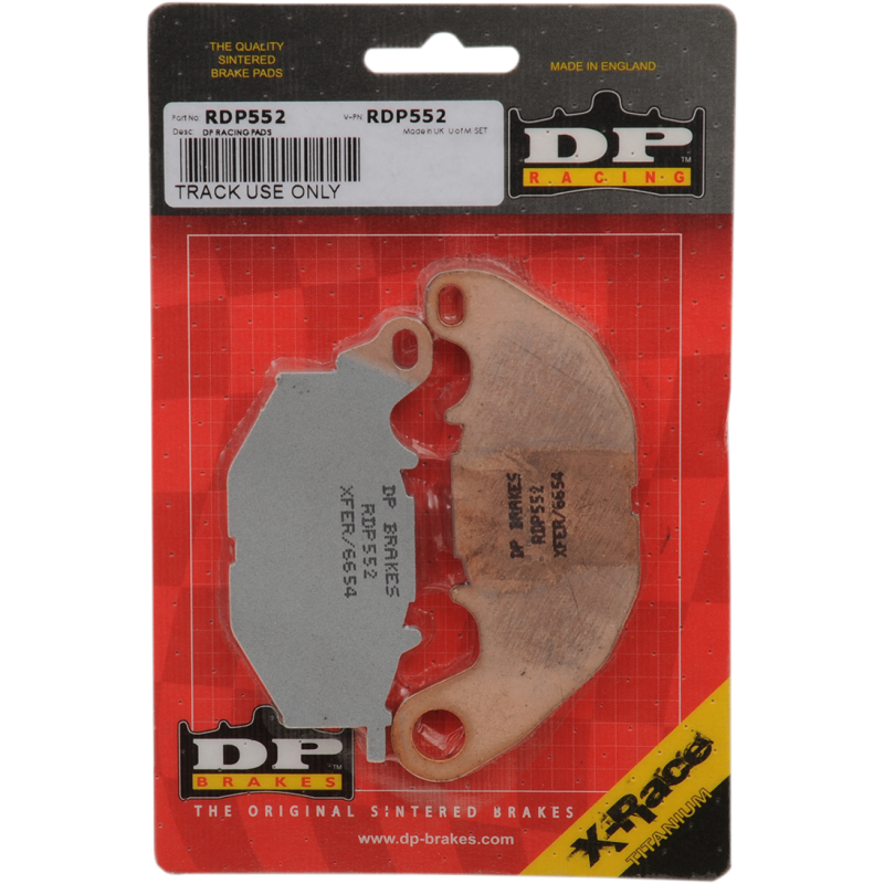 DP BRAKES RDP552 RACE COMPOUND BRAKE PAD SET RDP552