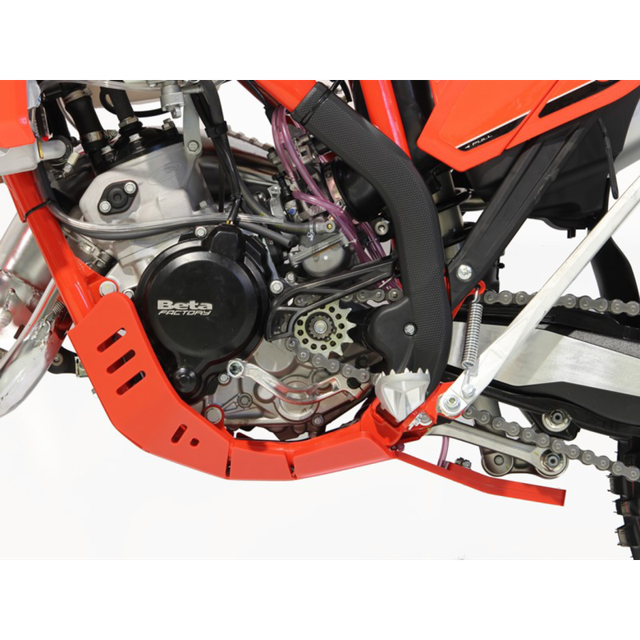 AXP RACING XTR SKIDPLATE 8MM BETA 125-200RR RED AX1686