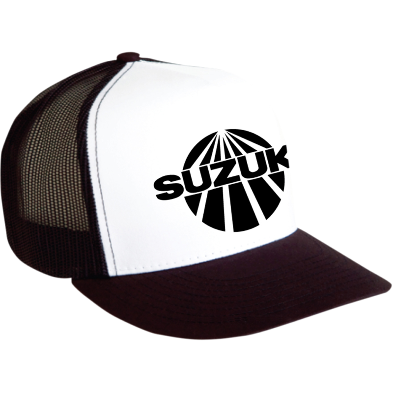 FACTORY EFFEX-APPAREL HAT SUZUKI VINTAGE BK/WT 18-86402