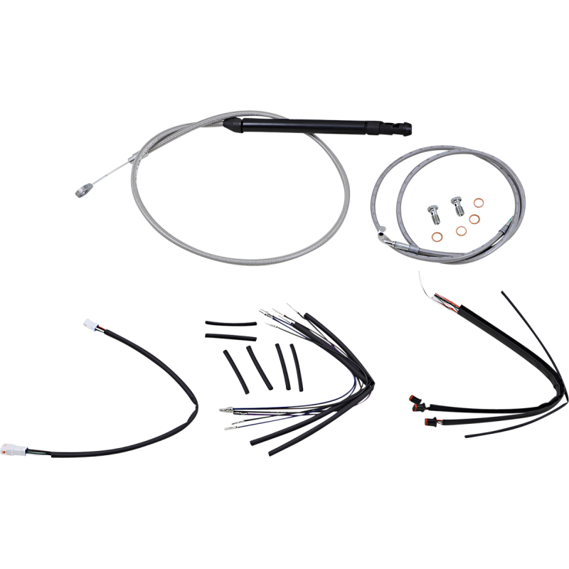 BURLY BRAND CONTROL KIT - 14" GORILLA HANDLEBARS - STAINLESS B30-1249