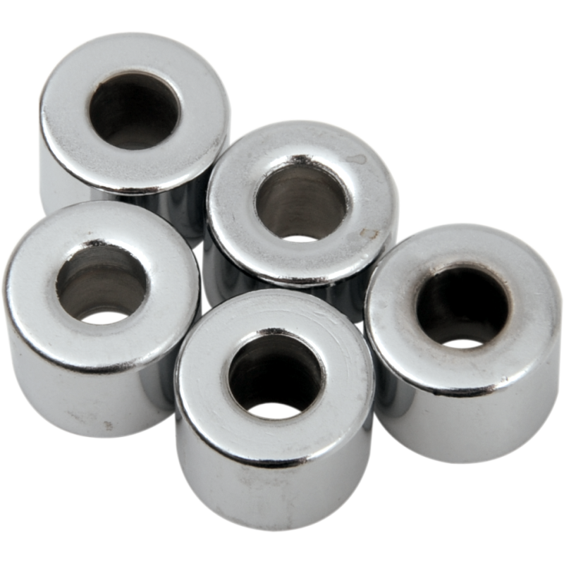 DRAG SPECIALTIES 1/4" X 1/2" SPACERS, POLY BAG (5) MPB504