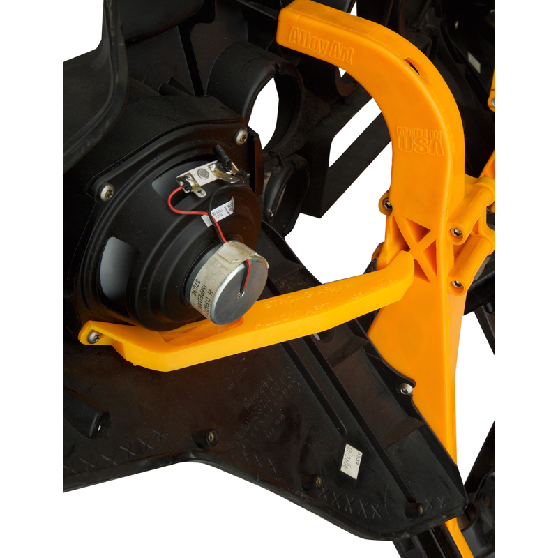 ALLOY ART 96-13 FLHT INNER BRACKET FAIRING PR SAB-2