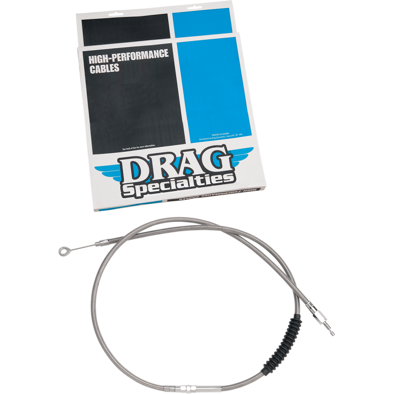 DRAG SPECIALTIES S/STEEL S/TAIL HE CLUTCH CABLE 5321300HE