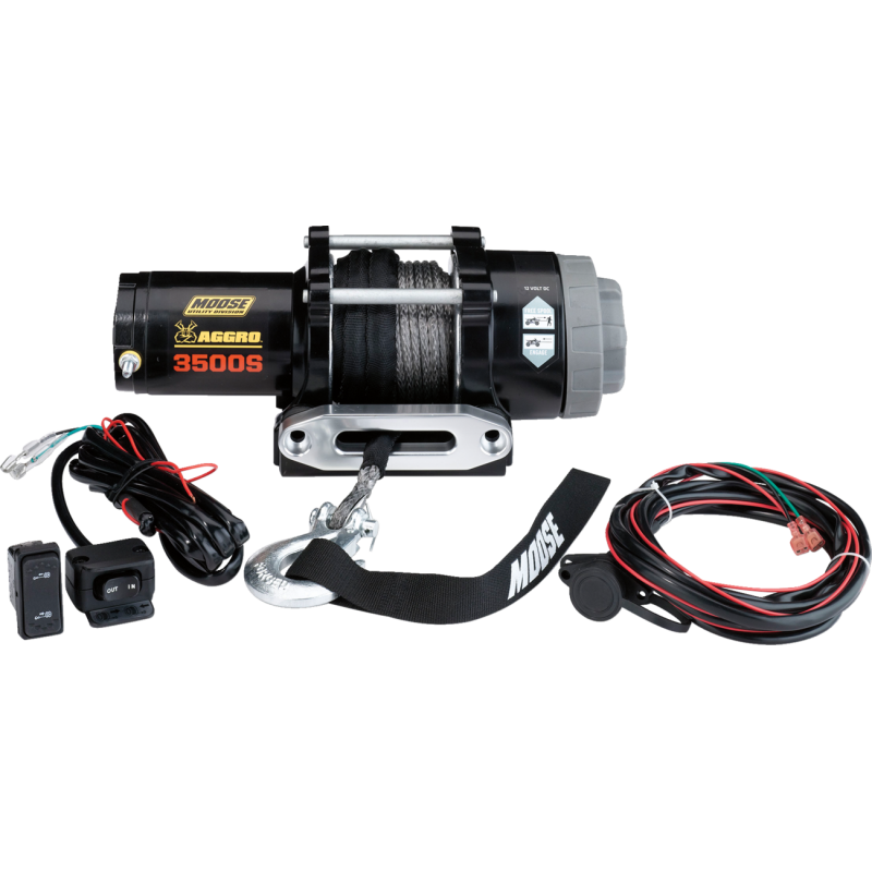 MOOSE UTILITY DIVISION MOOSE WINCH 3500LB W/SYN RP MOOSE 35-S