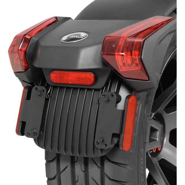 SHOW CHROME RED LED MARKER LIGHT 1" X 3 3/4" 16-119RS