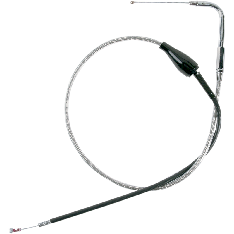 DRAG SPECIALTIES S/STEEL FL IDLE CABLE 5342800B